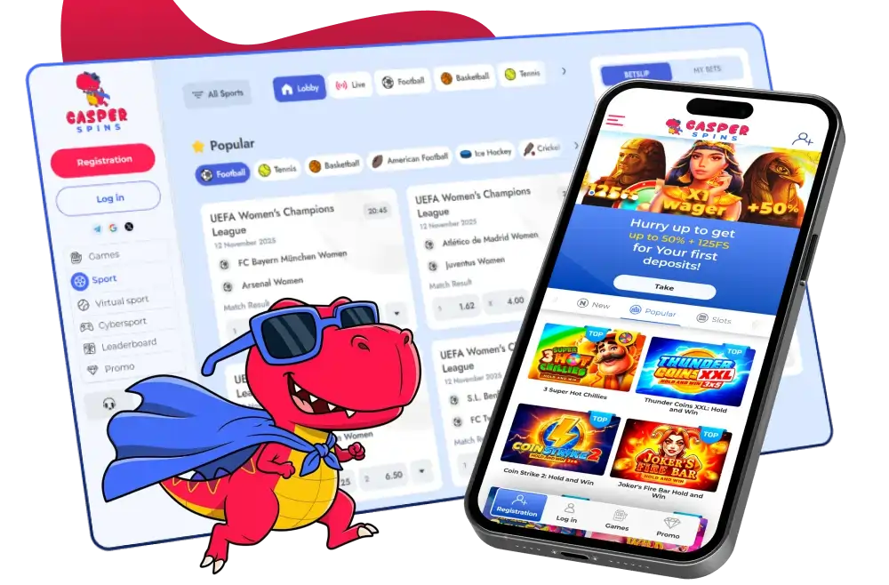 Casperspins Casino App Screenshot